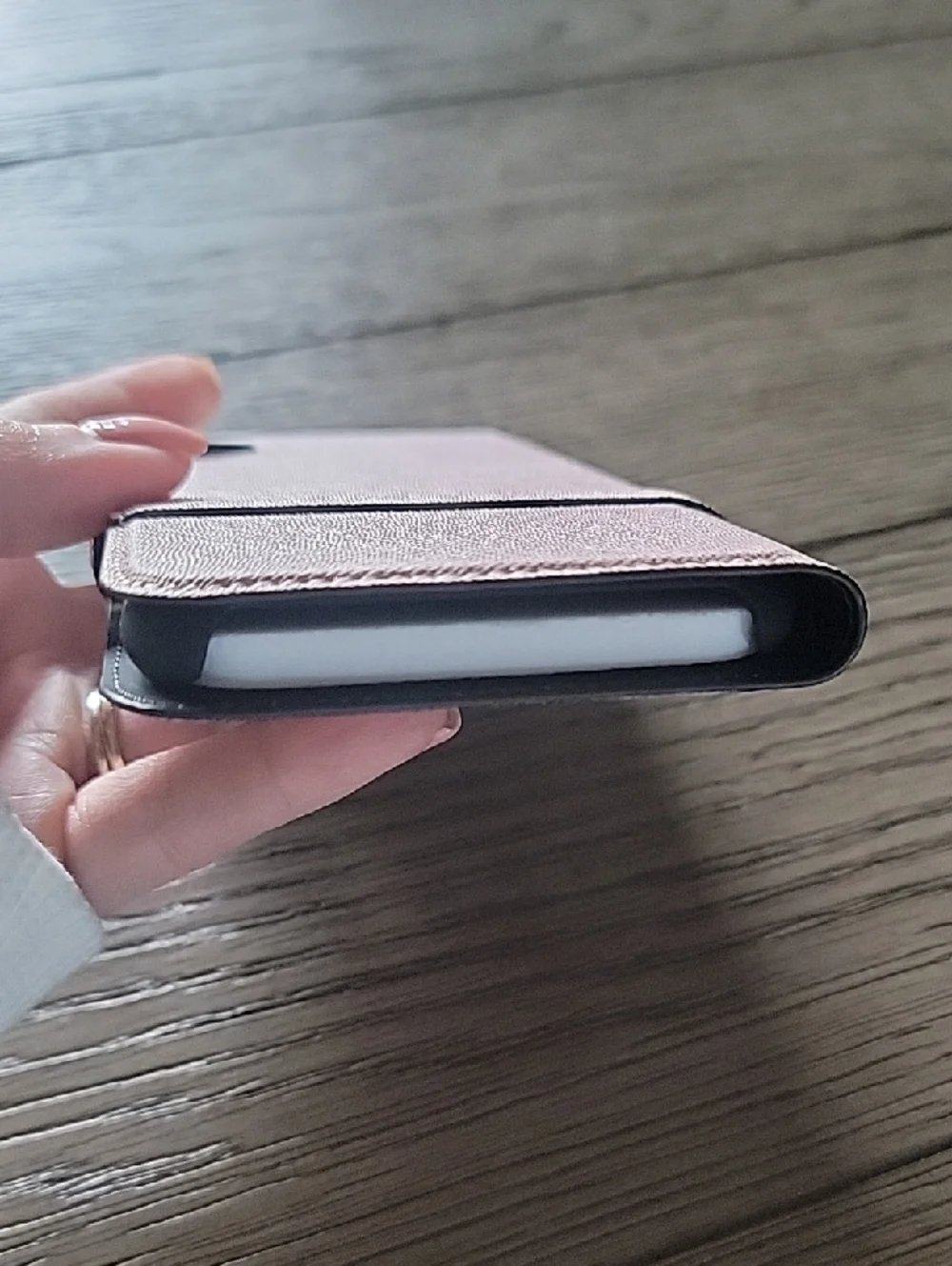 kate spade Jeweled Bow Wrap Folio iPhone Case In Pink Blush~Like New